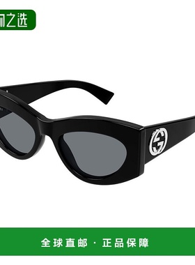 1h可退 香港直邮Gucci 古驰 女士 全框太阳镜 GG1843S black黑色