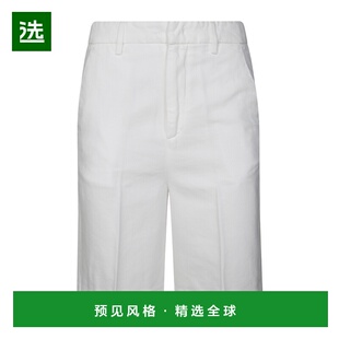 香港直邮DONDUP 女士短裤 DP767BFE020BM5000 SS2025 白色 徽标细