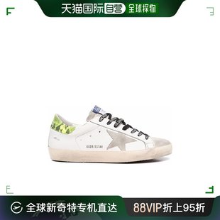 Goose Brand Deluxe 香港直邮Golden 徽标系带休闲运动鞋 GMF0010