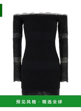 香港直邮BLUMARINE 女士连衣裙 2A750AN0990 SS2026 黑色 长袖连
