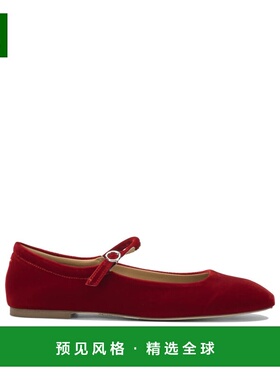 香港直邮AEYDE 女士芭蕾乐福鞋 UMAVELVETRED AW2025 红色 Baller
