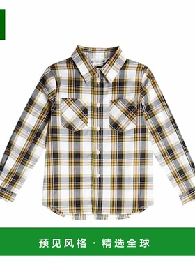 1h可退 香港直邮Bonpoint 女童 Altman 格纹棉府绸衬衫童装