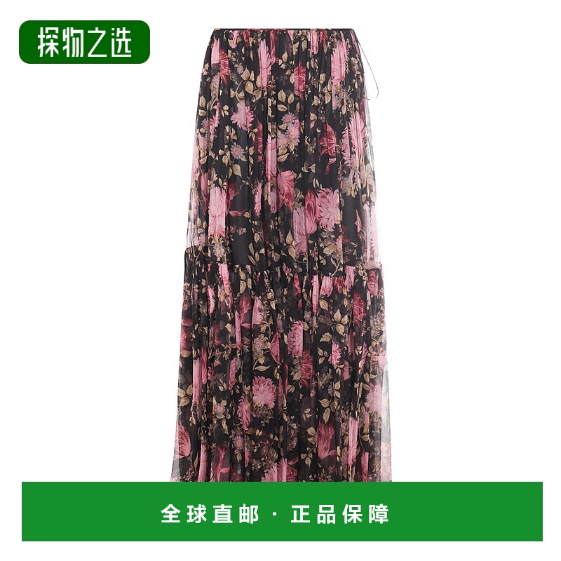 1h可退 香港直邮Chloe 蔻依 女士 花卉图案半身裙 CH25UJU10459