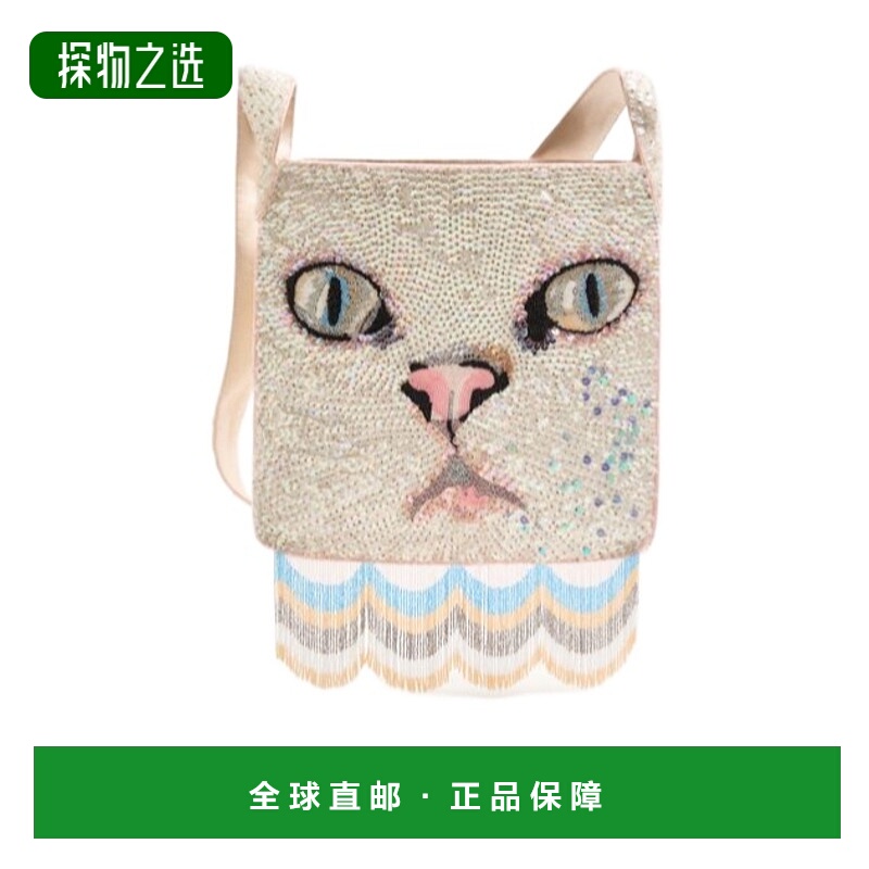 香港直邮Valentino 流苏刺绣单肩包 WB0S66PET手提包