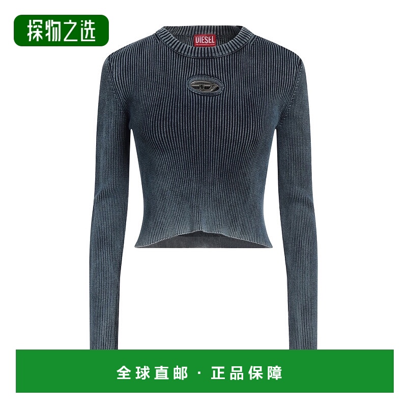 香港直邮Diesel 迪赛 女士 毛衣 blue蓝色 舒适时尚