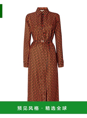 香港直邮Fendi 圆点图案连衣裙 FDD443AVJ6