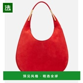 1h可退 red红色 佛罗伦萨小号绒面革肩包 香港直邮SAVETTE 女士