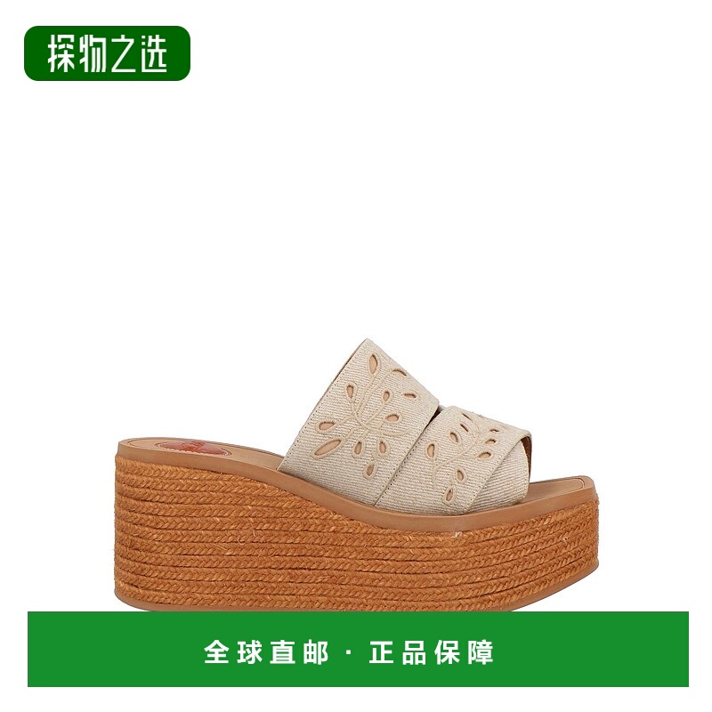 香港直邮Chloe 蔻依 女士 麻底鞋 grey灰色 舒适时尚