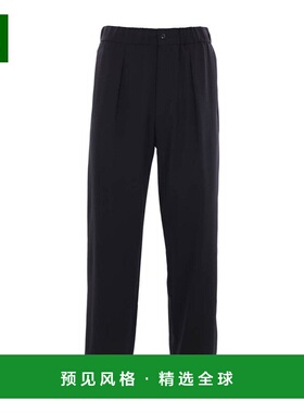 香港直邮Giorgio Armani 松紧腰休闲裤 GM000576TE10043羊毛
