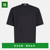 香港直邮The Attico 女士 1h可退 黑色棉质T恤 251WCT00173JJJ025