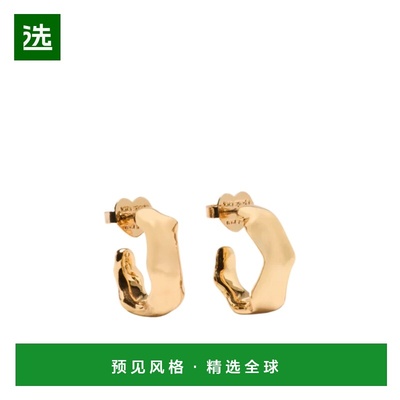 香港直邮KATE SPADE 女士耳饰 KL352GOLD CO 金色 Hoops 耳环