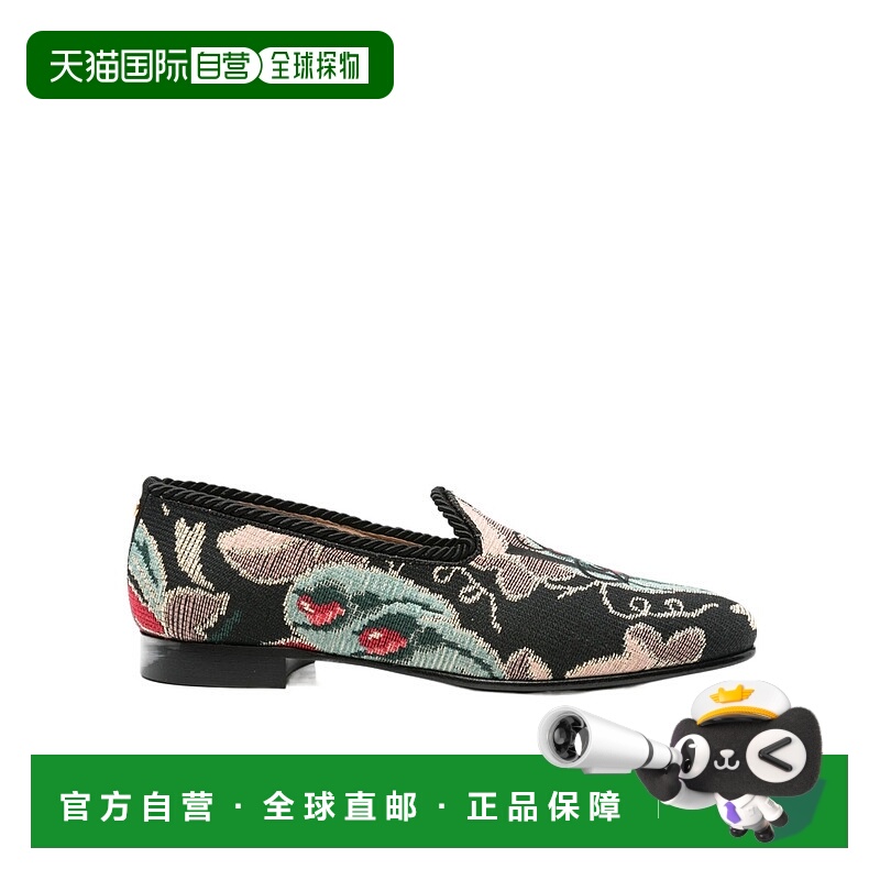香港直邮Valentino 花卉图案套穿式乐福鞋 YS0L12MJX