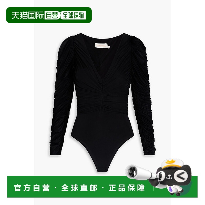 1h可退 香港直邮ZIMMERMANN 女士 褶皱弹性针织连体衣 1323WS241B