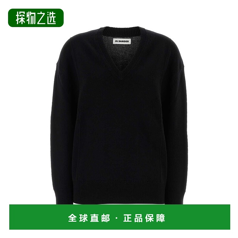 香港直邮Jil Sander 吉尔·桑达 女士 長袖V領套頭衫 J03GP0168J1