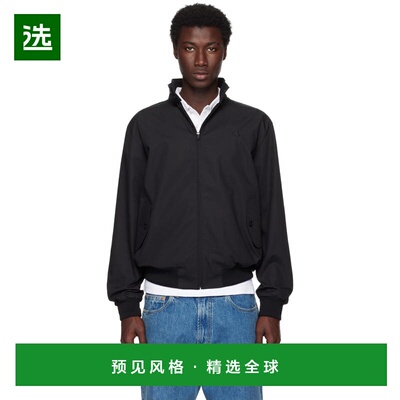 1h可退 香港直邮Fred Perry 弗莱德.派瑞 男士 黑色 Harrington