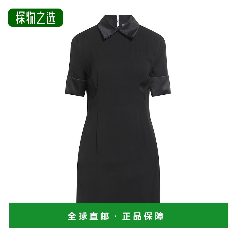 香港直邮Sportmax 斯宝麦斯 女士 短款连衣裙 black黑色 舒适时尚
