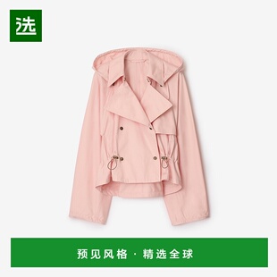 欧洲直邮Burberry (2025新品) 轻薄嘎巴甸连帽 Trench 外套风衣