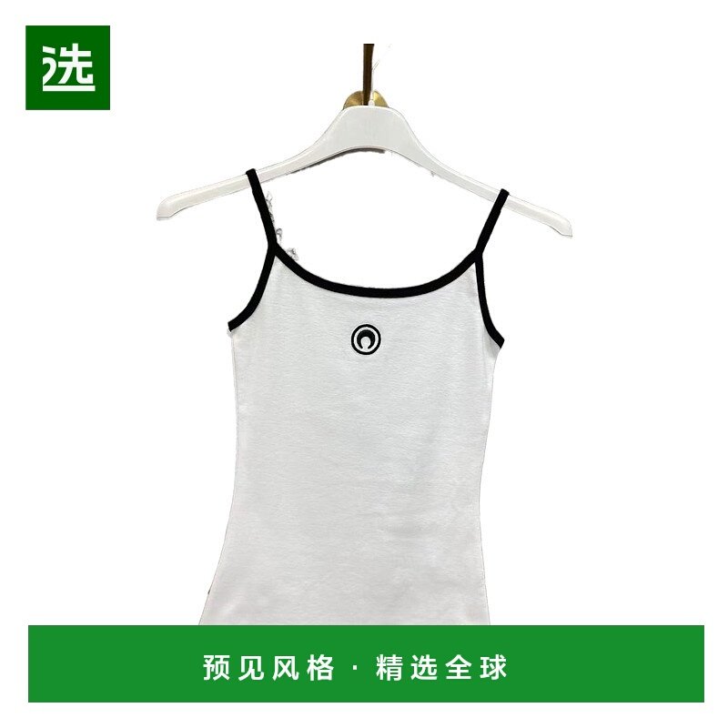 香港直邮Marine Serre 月牙图案吊带背心 WTT029AWH10