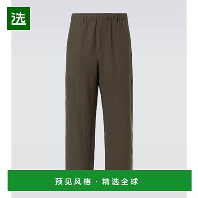 1h可退 香港直邮Commas 男士 Resort 阔腿裤 brown棕色 舒适时尚