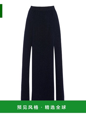 1h可退 香港直邮LISA YANG 女士 Rena 羊绒长款半身裙 blue蓝色