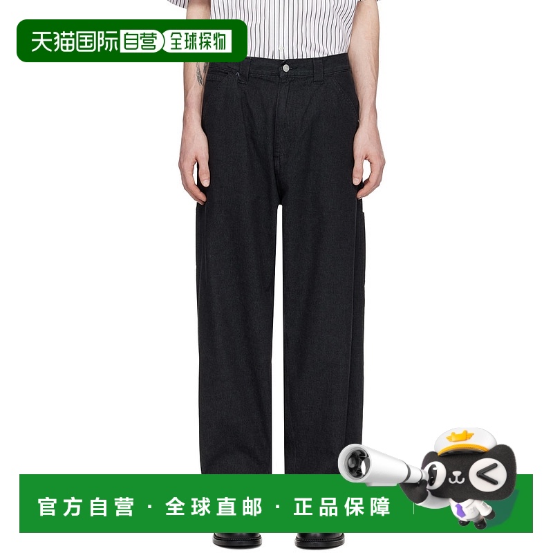 1h可退 香港直邮CARHARTT WIP 男士 黑色 OG Single Knee 长裤 I0