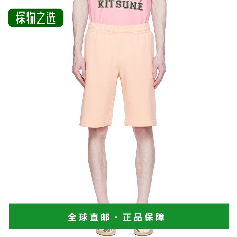 香港直邮MAISON KITSUNE 男士 橙色 Hotel Olympia 联名 Fox Head