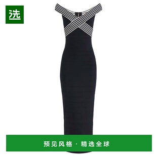 1h可退 香港直邮Elisabetta Franchi 女士 BANDS 针织长款条纹连