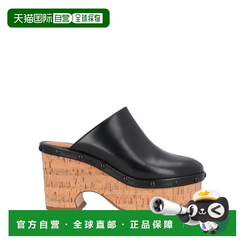 1h可退 香港直邮Chloe 蔻依 女士 Mules 木屐 black黑色 舒适时尚