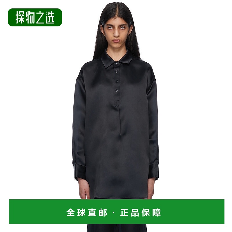 香港直邮toteme 女士 海军蓝纽扣衬衫 223736226 舒适时尚