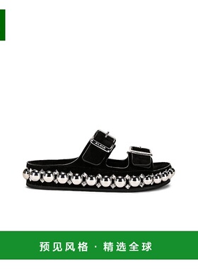 1h可退 香港直邮Alaïa 女士 Bombe 凉拖 AA3M035CK119 black黑色