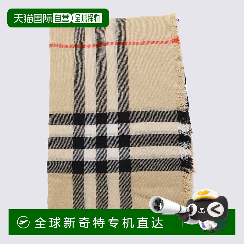 1小时内可退 欧洲直邮burberry 男士 围巾披肩博柏利