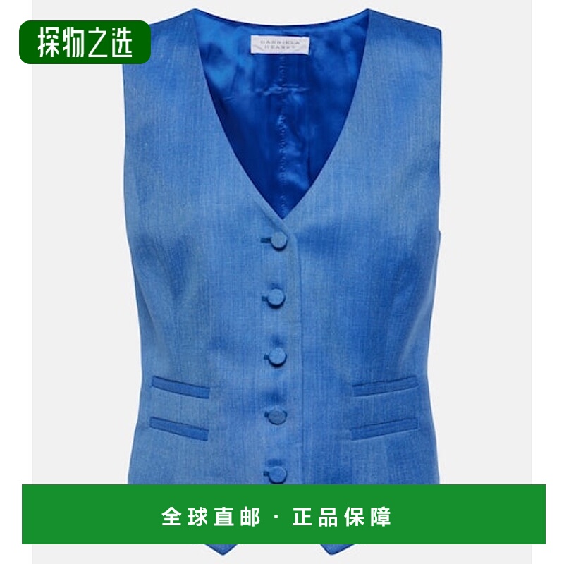 1h可退 香港直邮Gabriela Hearst 女士 Coleridge 羊毛丝质亚麻背