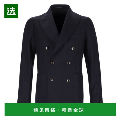 1h可退 香港直邮Tagliatore 男士 Montecarlo 双排扣西装外套 1SM