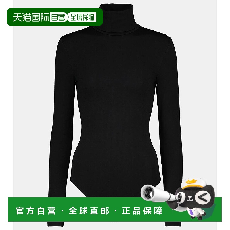 1h可退 香港直邮Wolford 女士 Colorado 棉混纺高领连体衣 001012