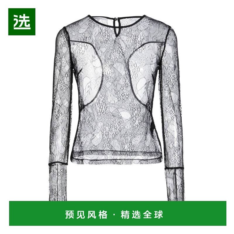 1h可退 香港直邮Patrizia Pepe 柏翠莎 佩佩 女士 上衣 black黑色,女装/女士精品,T恤,淘宝优惠券,粉丝福利购,淘宝优惠卷