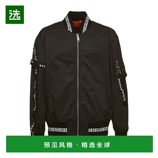 香港直邮Versace 徽标细节棒球外套 BU50424BT10674B1008范思哲