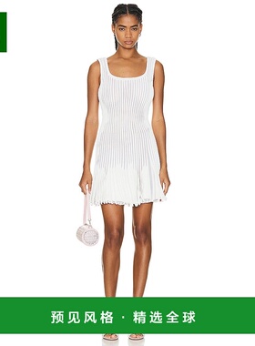 香港直邮Alaïa 女士 褶裥迷你连衣裙 AA9R23734M811