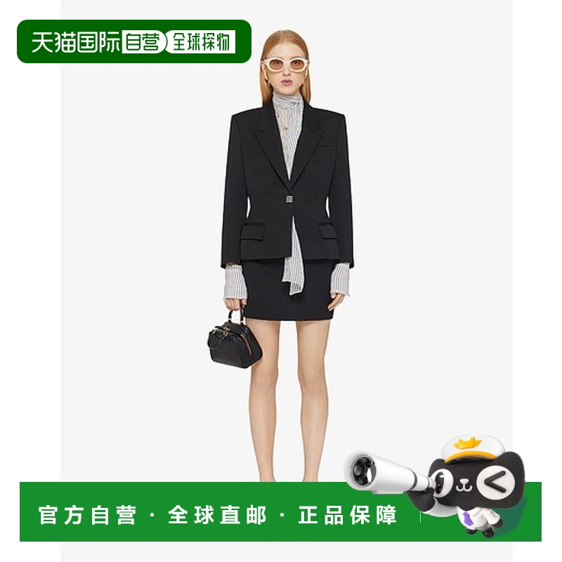香港直邮Givenchy 长袖初剪羊毛西装外套 BW30JM15CT