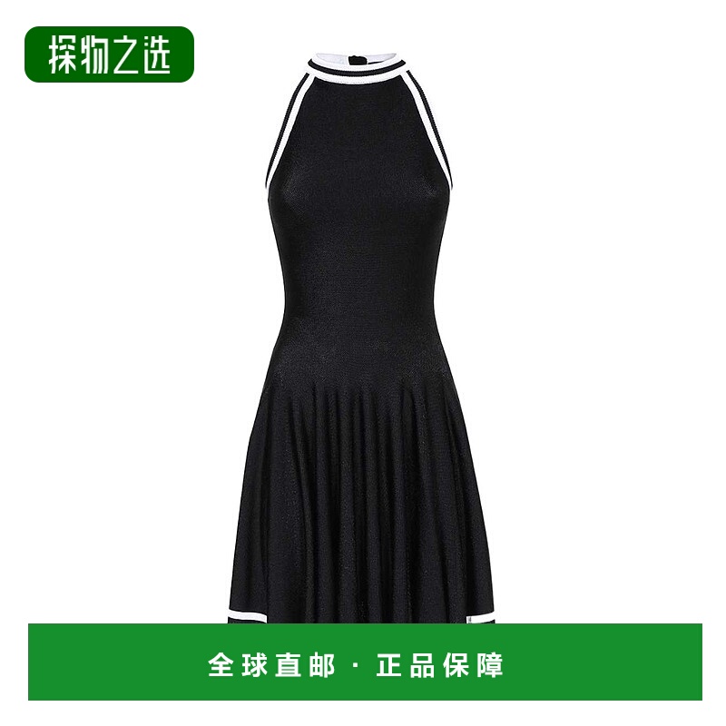 香港直邮Balmain 网眼针织连衣裙 AF2R3052KB41