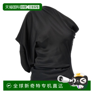 香港直邮Rick RP01E7234SCH Owens 不对称领口上衣