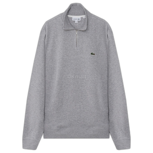 韩国直邮lacoste 通用 外套运动立领拉链卫衣连帽