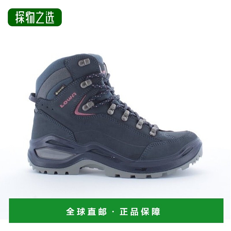 欧洲直邮LOWA RENEGADE EVO GTX MID女士钢蓝色防水科技面料
