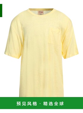 1h可退 香港直邮Mc2 Saint Barth 男士 T恤 yellow黄色 舒适时尚