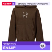 香港直邮Brain Dead 1h可退 男士 Felpa 刺绣卫衣 S25T090047B