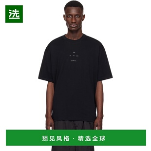 1h可退 香港直邮Song For The Mute 男士 黑色 Logo Oversized T