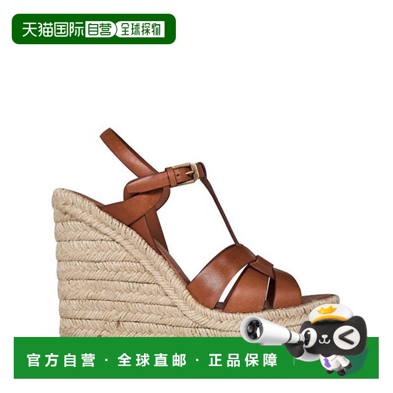 1h可退 香港直邮Saint Laurent 圣罗兰 女士 Tribute 麻底坡跟鞋