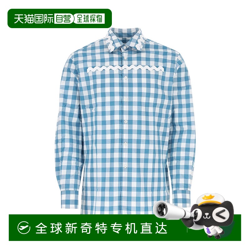 【99新未使用】欧洲直邮Prada/普拉达 男士 衬衫 简约百搭 休闲透