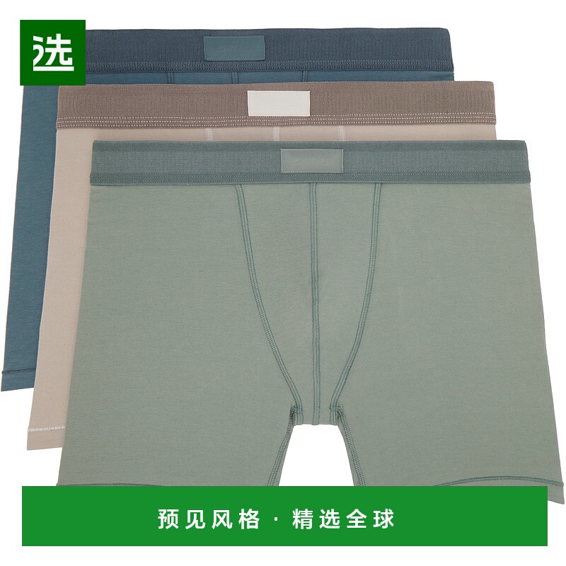 1h可退 香港直邮SKIMS 男士 三件装多色 Cotton 5