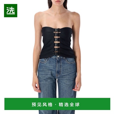 香港直邮COPERNI 女士背心吊带 COPT99F5001BLK AW2025 黑色 Mult