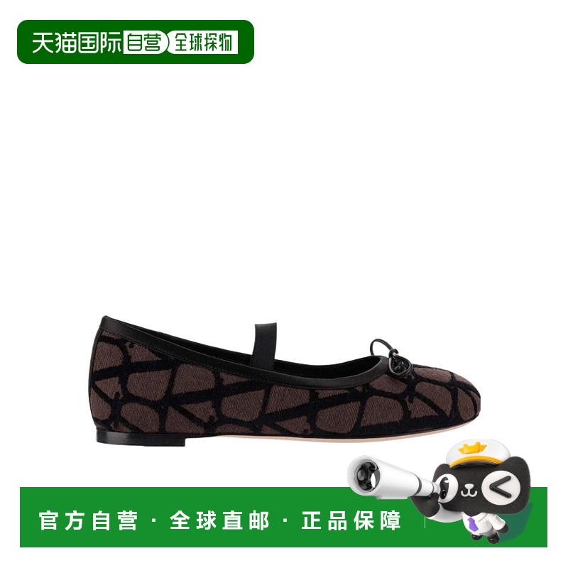 【99新未使用】香港直邮Valentino 徽标平底鞋 3W2S0HE8QPG